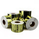 
Multi-stamped bright gold self-adhesive label printing paper 30-55 width barcode printer waterproof fixed assets gold label paper strong sticky glossy blank back glue can be customized 30*20*1 row-2200 sheets-item number 1421