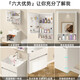 海松达浴室柜组合小尺寸50圆角小户型洗脸盆柜一体304不锈钢迷你洗手盆 主柜4837cm+美妆镜柜