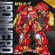 Tygaole building blocks Iron Man mecha building blocks anti-hulk armor new steel robot assembly boy Iron Man semi-transparent mecha-1203 particles