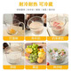 YOUAO glass measuring cup, graduated milk cup, household high temperature resistant ml large capacity cup 500ml