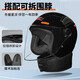 IRZR electric vehicle helmet for men and women, suitable for all seasons, winter warm and cold-proof battery vehicle riding half helmet, new national standard, gray - detachable scarf