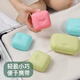 JAJALIN portable travel soap box with lid, lock, portable handmade soap box plastic large size random color