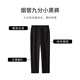 
Niannujiao 2023 summer style shopping mall same style trousers for women nine-point straight pants cigarette pants for women thin and breathable classic black pants - nine-point CNT3882 M[105-115Jin[Jin equals 0.5 kg]]