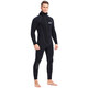 Swimming speed (Yon sub) YON SUB wetsuit one-piece thickened hooded wetsuit snorkeling suit 5mm winter swimming thermal suit cold-proof surfing suit black 5MM thickness XL