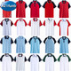 
A 21 FUNB school uniform short-sleeved T-shirt inner bottom shirt primary and secondary school POLO shirt top summer junior high school class suit 9901 white T-red collar [T-shirt] 170 cm