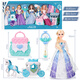 Aozhijia Dress Doll Set de regalo Caja de regalo Stary Stick Stick Princess House Molls jugando a la casa Juguetes para niños Regalo de cumpleaños