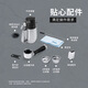 德龙（Delonghi）【国家补贴】咖啡机 冷萃半自动咖啡机 家用现磨意式研磨一体机 全自动打奶泡 银骑士 EC9865.M