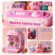 Living Stone (LIVING STONES) Children's Toy Claw Machine Large Size House Coin 3-5-7-10-year-old girl toys birthday gift
