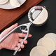 Yong Huan semi-automatic dumpling making new tool household round pressure dumpling skin model imitation hand-made stainless steel pinch water semi-automatic dumpling clamp