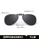 ZIPPO美国近视墨镜开车驾驶偏光太阳镜夹片男女便携飞行员式826新