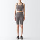 Muji Walker Pantalon de jambe à demi-longueur des femmes Muji Walker