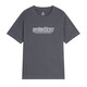 JD.com [heavy print] T-shirt men's short-sleeved men's T-shirt PROTECTION dark gray L