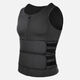 GUJING (GUJING) Vest de protección de la cintura de alta gama de chalecos Versión actualizada Versión actualizada de Winter Winter Warm Double Wisting Chaleco Protección de la cintura del abdomen (negro exclusivo para personas exitosas) XL