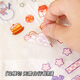 Patterns without repeating hand account stickers children's girls stickers hand account long stickers girl heart Korean version tape DIY Guka children's decorations students toys cane material hand account waterproof stickers - 2 packs - 40 pieces