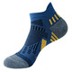 Sinovan sports socks men's professional towel bottom running socks basketball socks spring and autumn breathable summer socks marathon socks white/green/yellow/grey [four pairs]