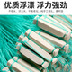 War flow fish net sticky mesh wire mesh fishing net three-layer sunken net single-layer floating net hanging net crucian carp net white strip net small fish net fishing net single-layer floating net 18 meters long 1 meter high and half a finger