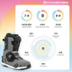 Nitronitro Ski Shoes Paso en el tablero de desgaste rápido Park All-Around Park Boots Boots de esquí de parque 2425 23/24 Boa negro para hombres (panel negro single) 40 (longitud interna 250 mm)
