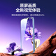 Green Network Applicable to iPhone 13/14/16e tempered film Apple 13/16e/13Pro/14 mobile phone film full screen covering crystal diamond high-definition anti-fall anti-fingerprint no white edge protection film