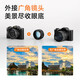 CAIZU camera wide-angle lens suitable for C3/C1/C3A/C8/C19 camera lens suitable for C3/C8/C9/C19 camera black W6 wide-angle lens 55mm
