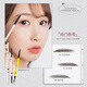 FLORTTE rotating double-headed ultra-fine eyebrow pencil is waterproof, sweat-proof, long-lasting and does not fade, wild eyebrow gift B6# mint makes perfect