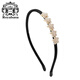Royal sasa royal salsa hair accessories imitation pearl hair hoop star non-slip hairpin head cave hairpin elegant headwear sweet headband