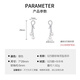 Qi Xiaomi pure 925 silver pearl earrings for women high-end earrings 2025 new artificial pearl earrings earrings for women silver full diamond earrings 925 silver
