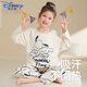 
Disney girls pajamas pure cotton long sleeve suit spring and autumn thin medium and large children cartoon cute little girl children's home clothes XSA-14082 [cloud sense skin-friendly] 105