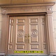 Xinjiamei Courtyard Villa Porte en acier inoxydable Porte de cuivre foncé en aluminium Porte de sécurité Porte de quatre ouvre