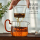 Yaji glass teapot, high temperature resistant and thickened, household filtered liner, tea water separation teapot