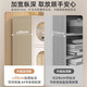 Yushili Haushaltstahl Bücherregal Regal bodensteht Wohnzimmer Schmoren Türstaubdichte mehrschichtiger Aufbewahrungsschrank Regal Kinder Bücherregal Quadrattür Elegant Weiß 5 Tür-1695*1000*350