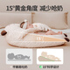 Weeou (veeou) baby slope pillow to prevent spitting up baby soothing bionic sleeping slope mat newborn anti-choking and overflowing milk lying down feeding artifact Becca Bear Khaki Apricot