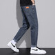 Xiao Xueling Jeans Herren Sommer 2025 Neue dünne Hose Herrenmarke Trendy Marke Straight Lose Hosen vielseitige Männerkleidung 6621 Blau 36