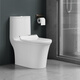 
Huida Huida Bathroom Small Household Jet Siphon Pumping Joint Integrated Toilet 6269 6218 [Anti-bacterial Seat Ultra-Thin Cover] 350mm