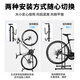 TOSUOD road bicycle parking rack indoor vertical parking mountain bike plug-in fixed L-shaped support