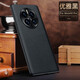 Shell Meow Huawei mate50 mobile phone case high-end genuine leather cowhide metal lens MATE50Pro full-inclusive anti-fall fashion protective case mate50/50e elegant blackhead genuine leather metal