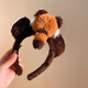 Hai Yiduo Cute Raccoon Headband Zoo Plush Red Panda Funny Headband Peripheral Hair Accessories Cartoon Headwear Photo Hairpin Plush Red Panda Headband 1 Pack