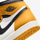 NIKE耐克Air Jordan 1 High AJ1黑白黄 男子高帮休闲板鞋 DZ5485-701 43