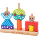 Kamilong Children's Puzzle's Early Education Day and Night Building Blocs Bild Baby Bunny Magic Box Toys 2-6 ans 3 Creative Board Game Ark's Ark
