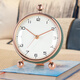 Hense clock display living room desktop clock fashion simple table clock home quartz clock HD8093 painted green + alloy frame