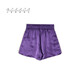 XVESSEL jacket for women's thin summer casual and versatile creative embroidered robe trendy short jacket sportswear shorts purple Y23X693P L