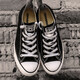 Converse Canvas Schuhe Herrenschuhe Frauenschuhe Allstar Schwarze Sportschuhe atmungsaktive Freizeitschuhe 37