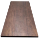 Shantoulin pueblo negro nuez negro mesa de madera mesa de madera de madera de madera sólida mesa de comedor mesa de té de mesa de mesa panel de mesa de elevación personalizado nogal de americano sudamericano 3.4 14070