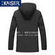 
Caeser (KAISER) mink coat men's whole mink mink liner park overcoming men's mink coat hooded jacket fur fur Nick Black 3XL (185) (suitable for 155-165Jin [Jin equals 0.5 kg])