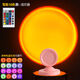 曜添日落氛围灯落日夕阳灯拍照网红落地灯夕阳红大关圈氛围灯高颜值 台式10cm夕阳红-30W