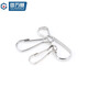 304 Edelstahl rote Gallenblasenklemme Haken Windschutz Accessoires Accessoires Schwein Gallenblasenschlüsselkettenschnalle Befestigung M15100 Stücke