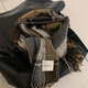 Miao Yijia scarf men's scarf winter new trend warm student couple scarf Korean birthday gift for boys brown plaid men's scarf