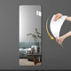 Huakai Star Dressing Mirror Acrylspiegel Wand Schlafzimmer Wohnzimmer Hausanpassungsspiegel Runder Nacken JY61 30*120 cm