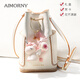 Aimorny Eternal Flower Rose Einhorn Schlüsselbund Geschenkbox Praktische herzzerreißende chinesische Valentinstagsgeburtstagsgeschenk für Freundin