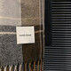 Miao Yijia scarf men's scarf winter new trend warm student couple scarf Korean birthday gift for boys brown plaid men's scarf