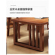 Yaqu bois complet en bois massif en bois massif de style chinois longue table maison maison grand bureau bureau d'écriture multiserson du bureau en bois massif grand table de planche C9901 Couleur de noix seule table [seule table simple 140x80x75cm épaisseur de bureau 6.5 6.5